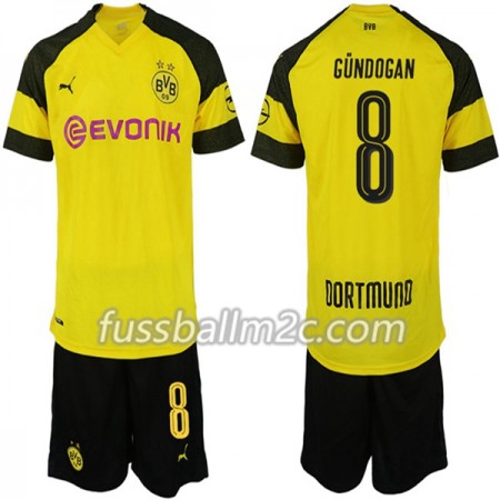 Fußballtrikots Borussia Dortmund GUNDOGAN 8 Kinder Heim Trikotsatz 2018-2019